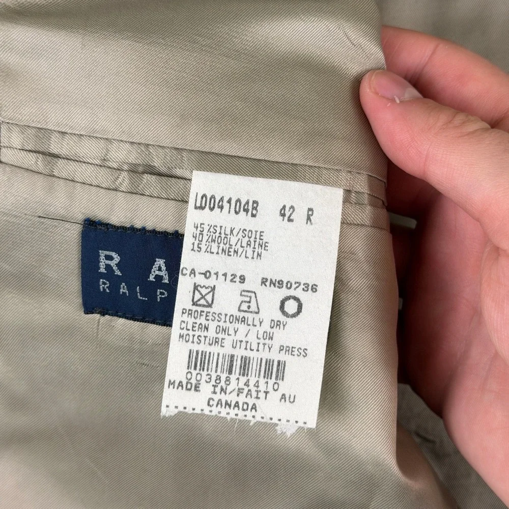 Ralph Lauren measurements pit